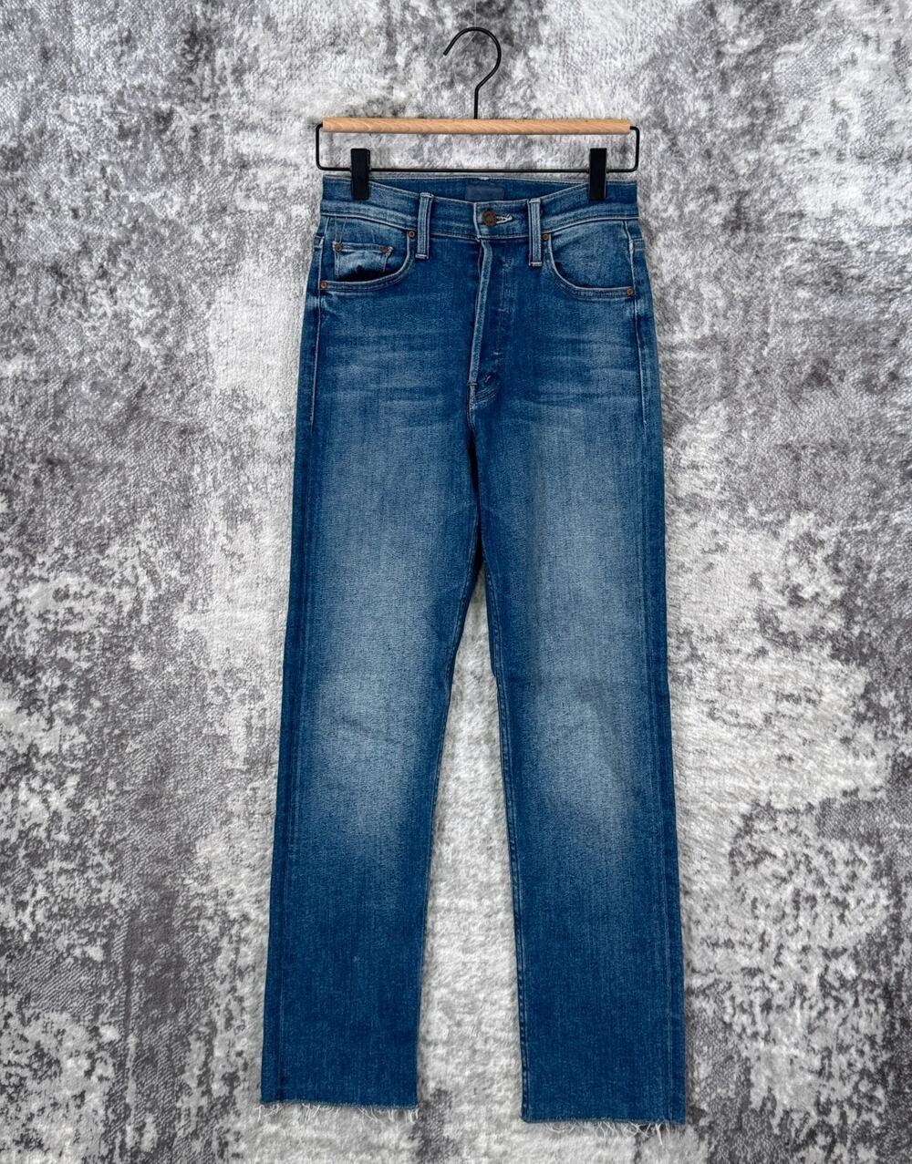 Mother Jeans 26 Womens The Tomcat Ankle Fray Raw Hem Denim